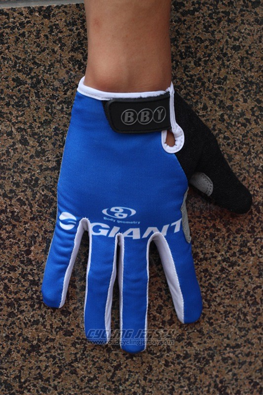2014 Giant Full Finger Gloves Cycling Bluee